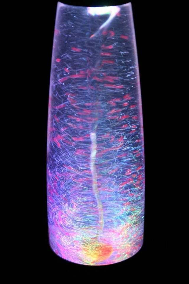 Tornado Glitter Wasserstrudel Leuchte Wassersäule LED Farbwechsler  - Bild 2 von 4