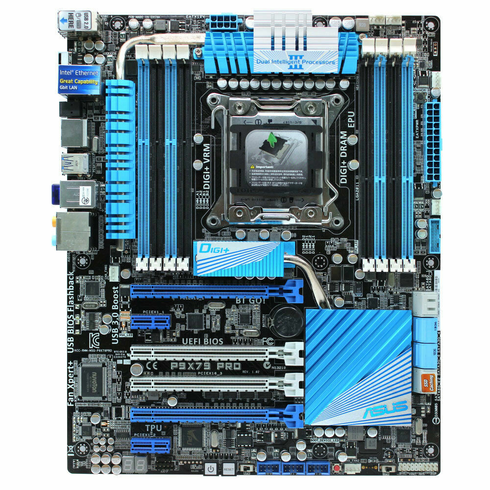 For ASUS P9X79 PRO LGA 2011 X79 SATA 6Gb/s USB 3.0 ATX Motherboard