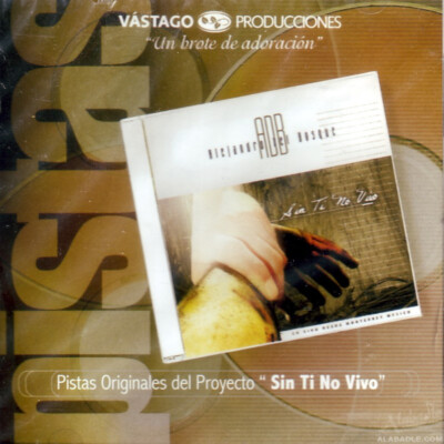 CD Pistas Originales -Sin Ti No Vivo -Alejandro Del Bosque -Musica Cristiana NEW