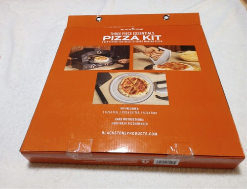 3pc Blackstone Pizza Kit 5610 with 12” inch Round Aluminum Tray, Peel and Cutter - Picture 8 of 9