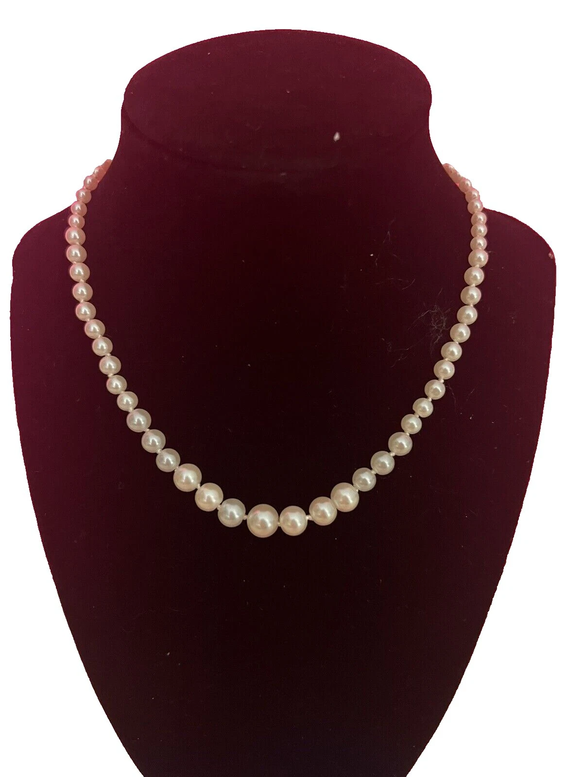 Модная бижутерия из белого жемчуга Monet