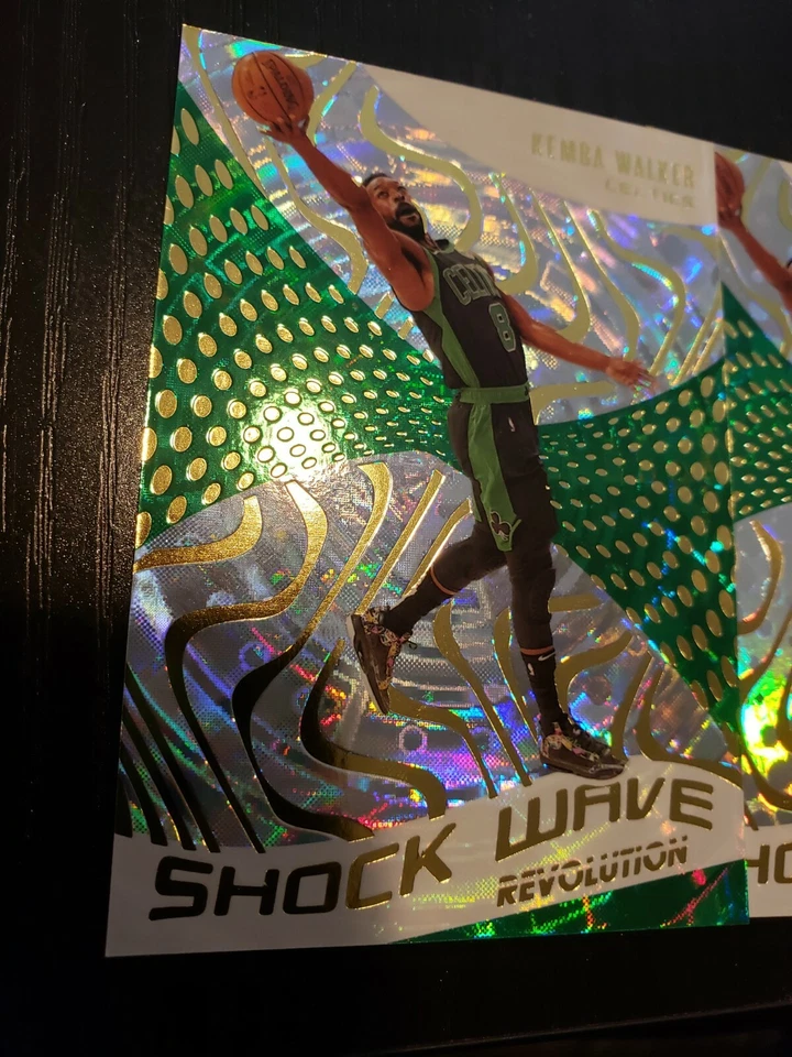 2020-21 Panini Revolution Kemba Walker Shock Wave 2 LOT 1 FRACTAL 1 REG. No. 10 - Image 2 of 4