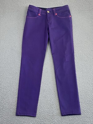 CUSTO by Custo Barcelona Size 40 Pants Slim Jean 28x29.50 Purple Excellent Cond