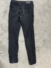 Levi Strauss Signature Stretch Adjustable Girls Jeans Size 16 Super Skinny Black