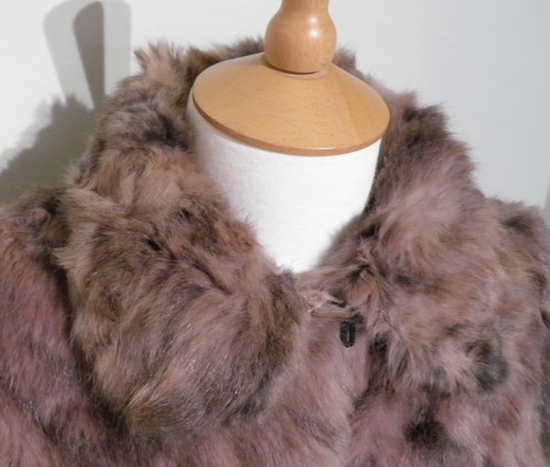 20s 30s Genuine Antique Vintage Soft Mink Real Fur Cape Coat Poncho Jacket Stole - Picture 12 of 12