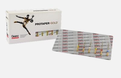 Dentsply ProTaper Gold Rotary Files F1,F2,F3,S1,S2,SX-F3 31mm 60 files 10-packs
