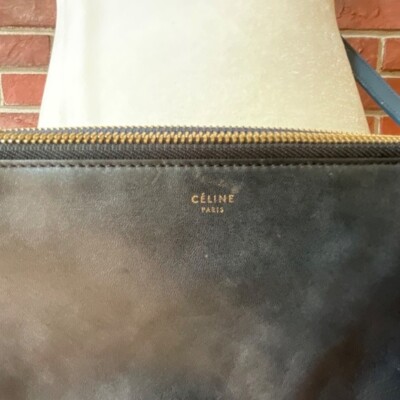 ☆☆CELINE☆☆ [Celine] 24FW (10L832CQH 04LU) Women’s Triop Trio leather crossbody bag Celine Black in Leather - 43664807