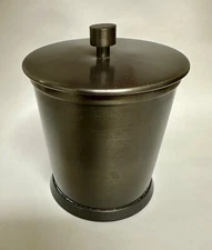 Frontgate antique brass container with lid