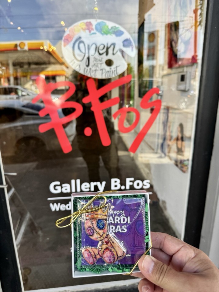 Fos Sign In Becky Fos Artistry Doubloon Coin Mardi Gras New Orleans King Gris Gris ...
