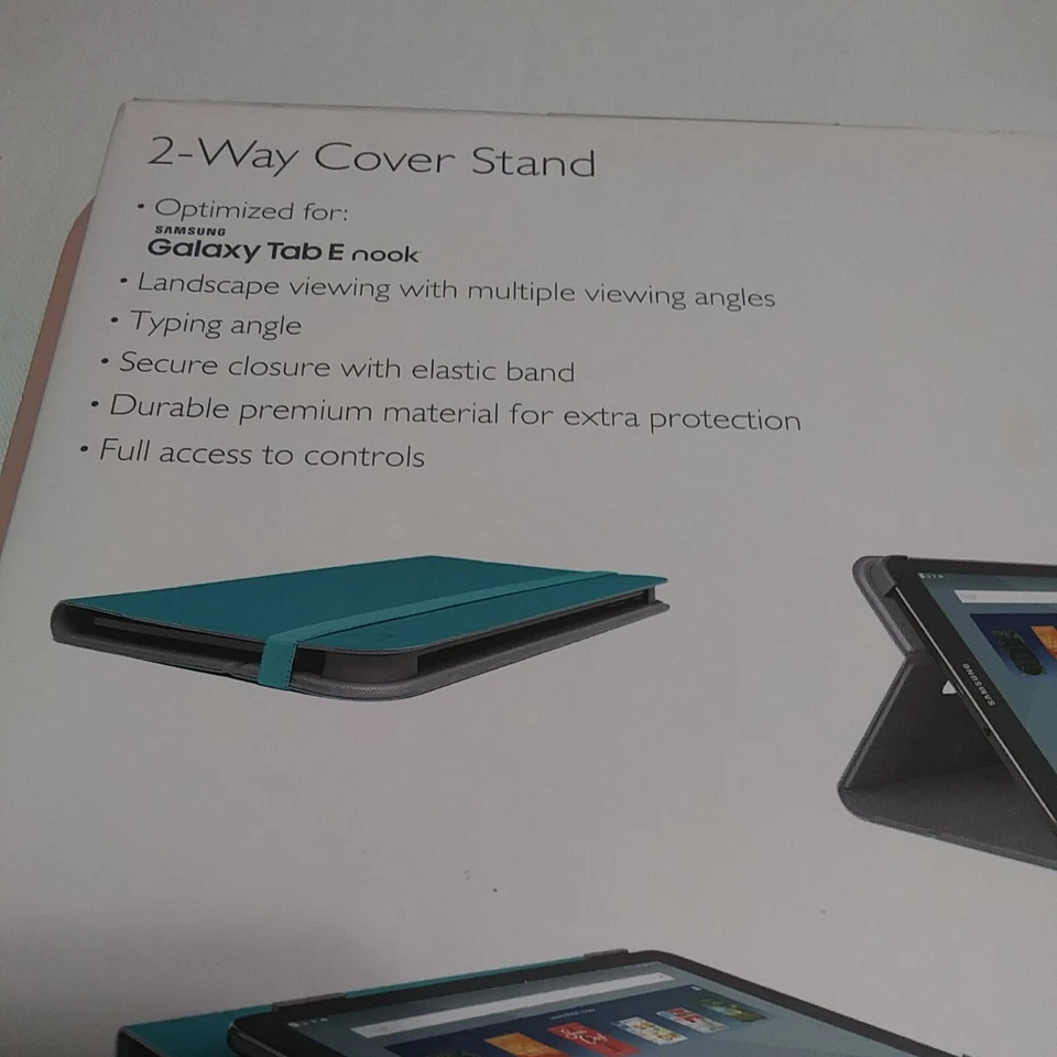 NOOK 2-Way Cover Stand 9.6 Samsung Galaxy Tab E, BRAND NEW Pastel Pink - Image 4 of 4