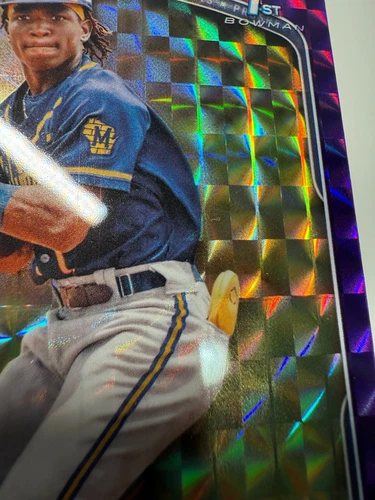 Luis Pena 2025 Bowman 铬 1 号紫色几何折射器 /250 #BCP-38 酿酒商 - 第 4 张/共 10 张