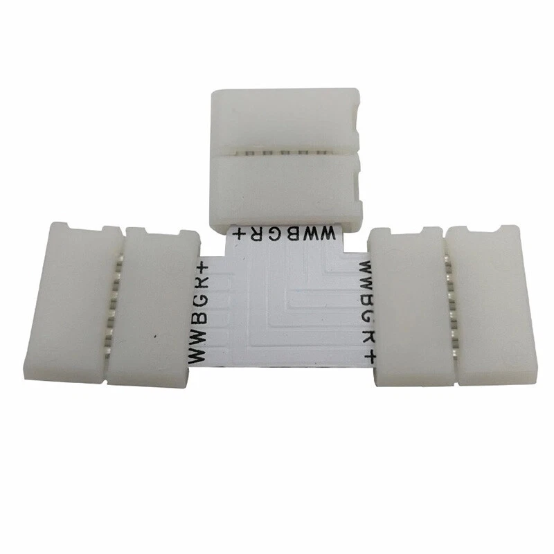 5pcs/lot 12mm 6PIN RGB+CCT L type / X type /T shape No Soldering 6 PIN connector - Image 3 of 4