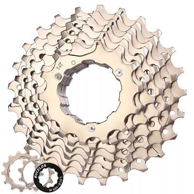 BUCKLOS silber 10-fach Kassette MTB Rennrad 11-25T für Shimano HG