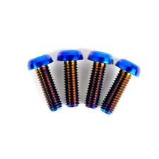 6 Pz TANKE M5 * 18 15mm Bullone Vite Con Guarnizione Per MTB - Foto 3