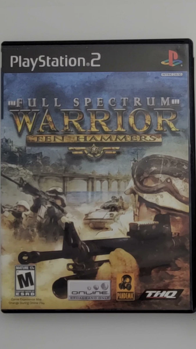 Full Spectrum Warrior Ten Hammers Sony PS2 CIB 752919460887 eBay