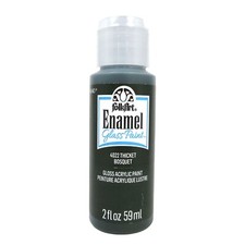 Thicket Dark Green Enamel Glass  Ceramic Paint FolkArt Acrylic Craft 4022 2 oz.