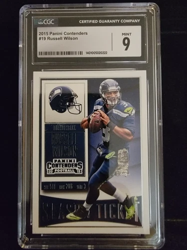2015 Russell Wilson Panini Contenders CGC Graded