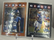 Topps Chrome Defensive End Osi Umenyiora TC107 of /425 & TC138