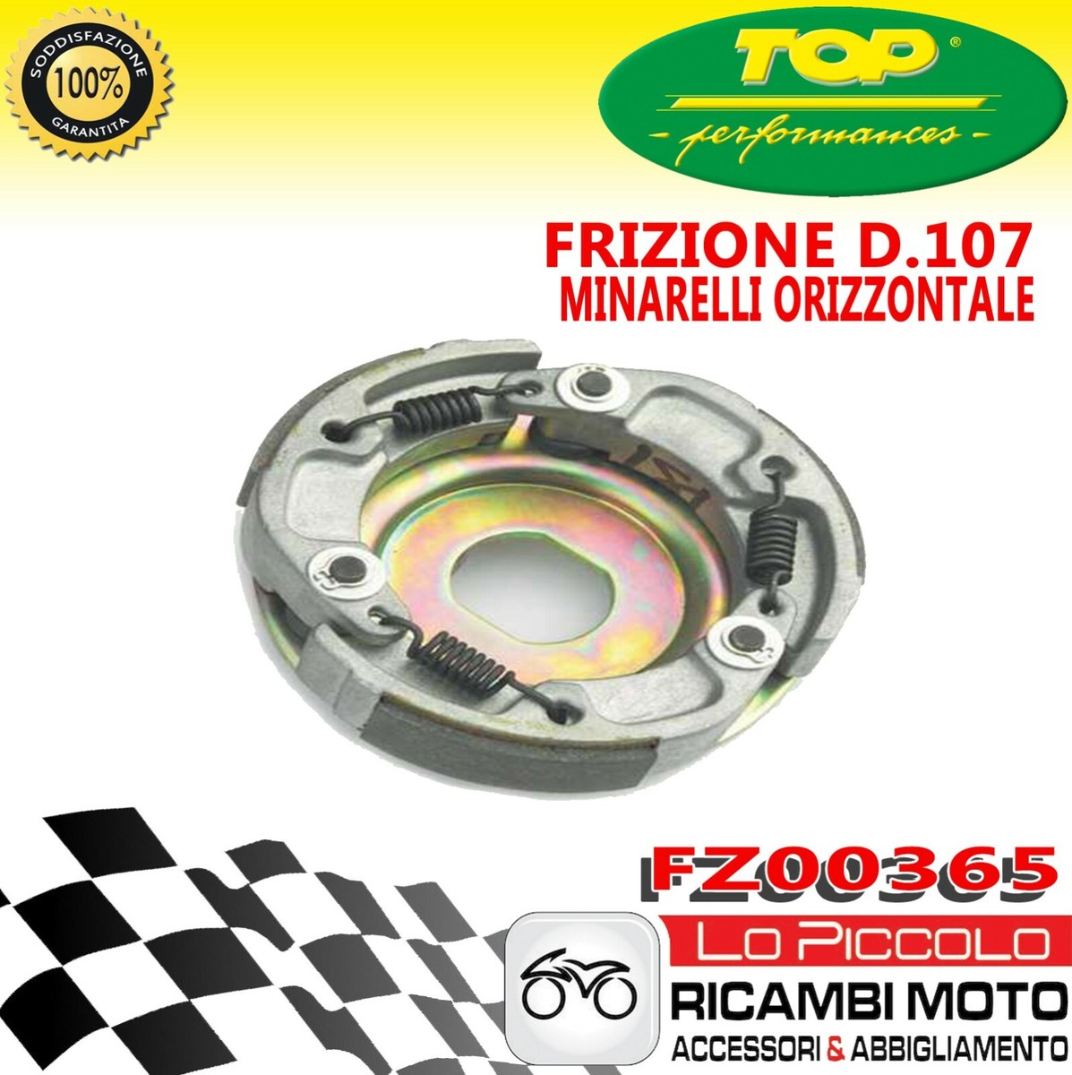 9927450 Girante Frizione Completa Top Performance Regolabile Modello Tpr (gp1) Con Diametro 107 - Foto 3