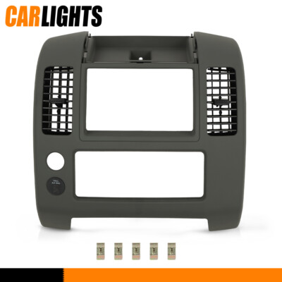 Fit For 2005-2020 Nissan Frontier Center Dash Console Instrument Panel Lid Bezel