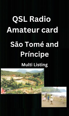 QSL Amateurfunkkarte - São Tomé und Príncipe - Auswahl aus Liste - S9