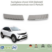 Ladekantenschutz Heckschutz FüR Opel Mokka B II Ab 2021- Edelstahl Glanz Chrom