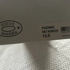 Steve Madden  Size 13 Shoes Beige Suede Comfort Casual Sneaker Loafer New box