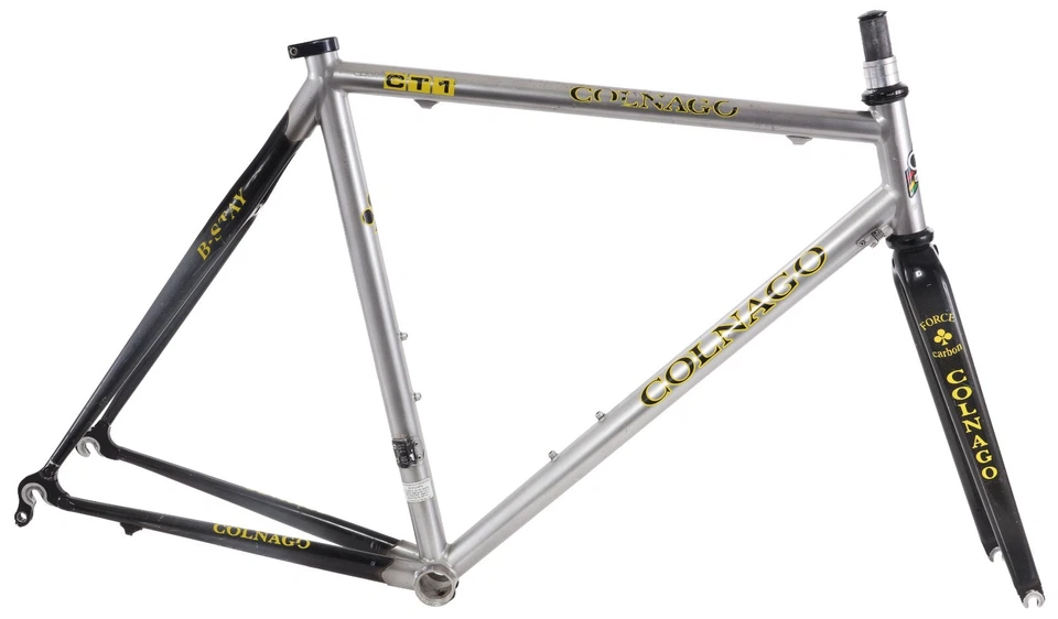 Colnago CT1 Titanium Carbon Road Bike Frameset 55cm B-Stays QR Rim 700c 2003 - Image 2 of 4