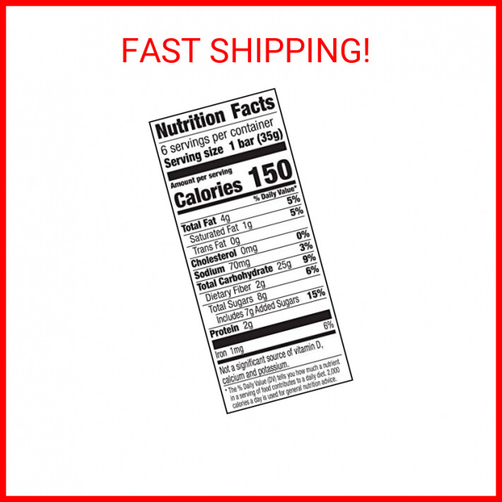 Nature Valley Fruit and Nut Granola Bars, Dark Chocolate Cherry, 6 ct