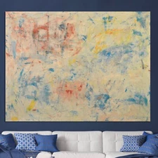 Mark Little￼Professional Canvas￼ Painting 81” X 62”(6ft 9in)Abstract Modern XL