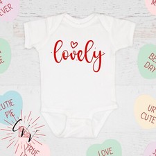 Lovely Valentine's Day Bodysuit or Tee for Babies or Kids