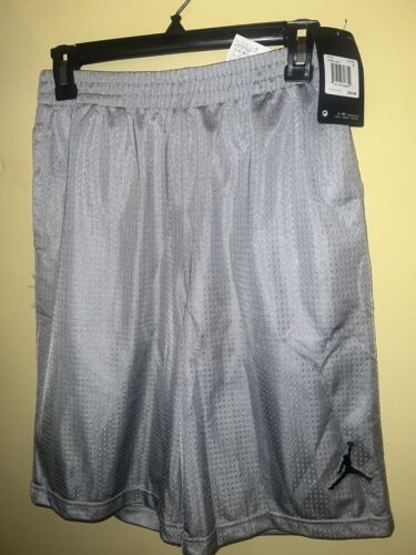 NWT Jordan Boys Silver Shorts Xl - Picture 1 of 1