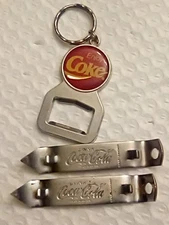3  -Vintage Coca Cola Bottle Openers