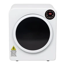 Home Auto Large Electric Drum Laundry Dryer 13.2LBS 3.2Cu.ft Front Load White