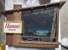 Vintage 50's Hamm’s Beer “Starry Skies Man In Moon” Incandescent Lighted Sign