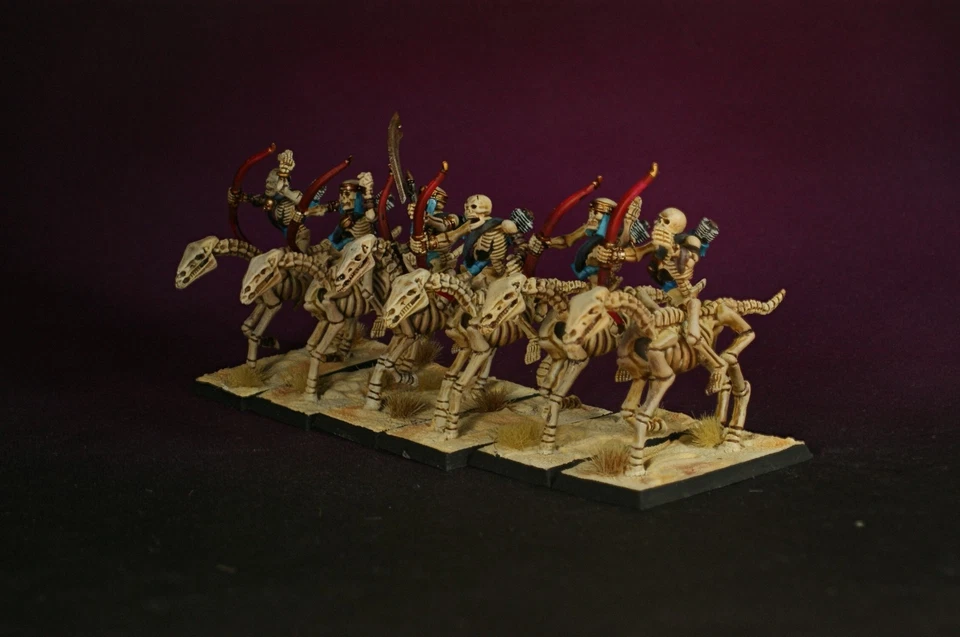 Tomb Kings Archers x6 – Hand-Painted Skeleton Warriors | Khemri Undead Warhammer - Imagen 3 de 4