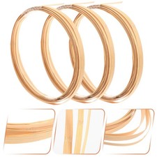 2 Rolls Bamboo Strips Decorative Materials Wrap Weaving Craft Kit