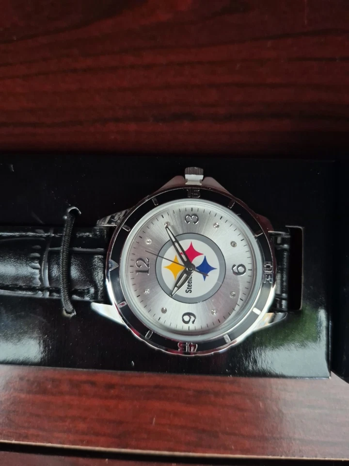 Reloj Mujer NFL Pittsburgh Steelers Nuevo Con Caja Y Batería Foto 2 de 4