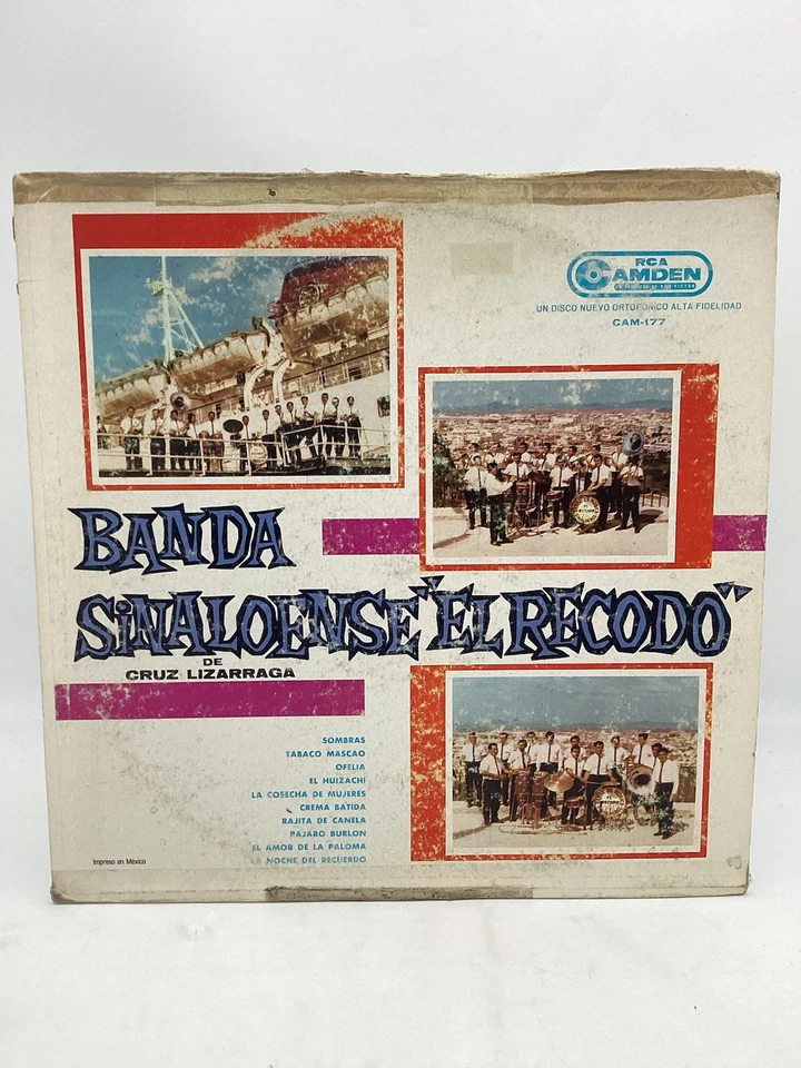 BANDA SINALOENSE “el recodo” (RCA CAMDEN REISSUE VINYL LP MEXICO) VG+/++ - Image 2 of 4