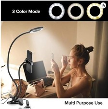 LED Clip-on Selfie Ring Light Phone Holder Fl...