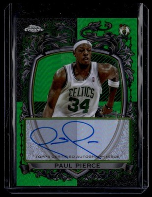 2025-26 Topps Chrome #SS-PP Paul Pierce Signature Style /99 Color Match