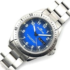 Fortis Cosmonaut Day-Date Automatic Gagarin 610.22.158 Wristwatch Watch Japan