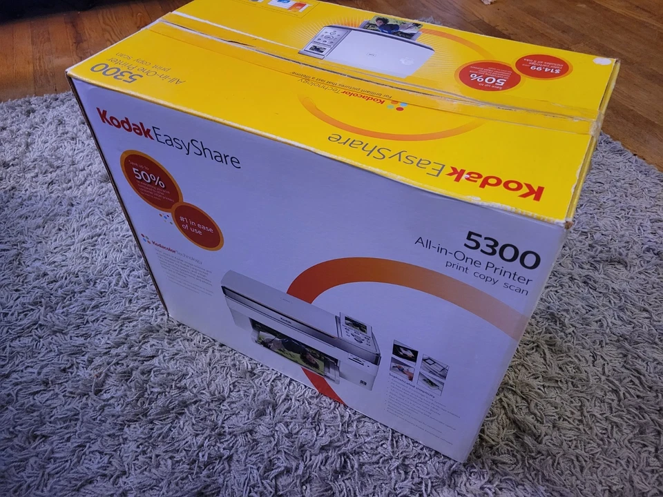 Kodak EasyShare 5300 Printer All-In-One Print Copy Scan Kodacolor NEW Open Box - Image 2 of 4