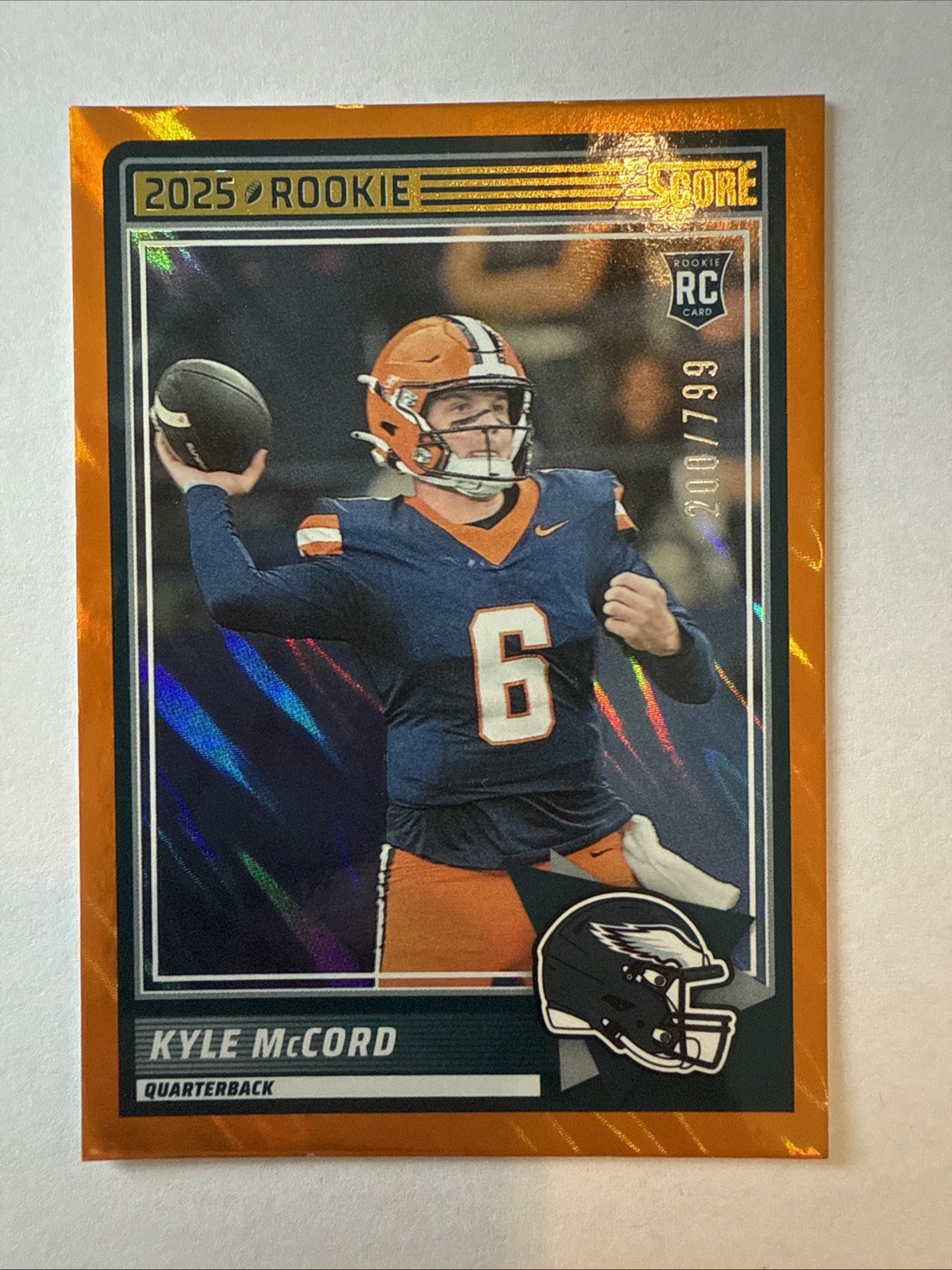 2025 Score - Rookies Kyle McCord #73 Lava /799 (RC)