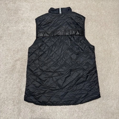 Chrome Industries Reversible Vest Men's Medium Black Quilted Cycling Full Zip image 2