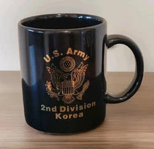 U.S. Army Coffee Mug Cup 2nd Division Korea Military Collectible 