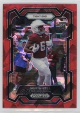 2024 Panini Prizm Draft Picks Red Ice Prizm Jaheim Bell #160 1ew5