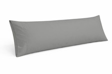 Organic Cotton Body Pillow Cover 20x54   600 Thread Count Sateen Weave, Ultra...