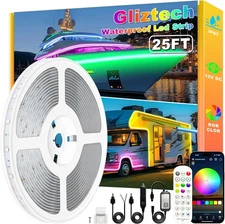 Boat Lights Led Waterproof 25FT, 12V RGB Marine (Red, Green, Blue) 