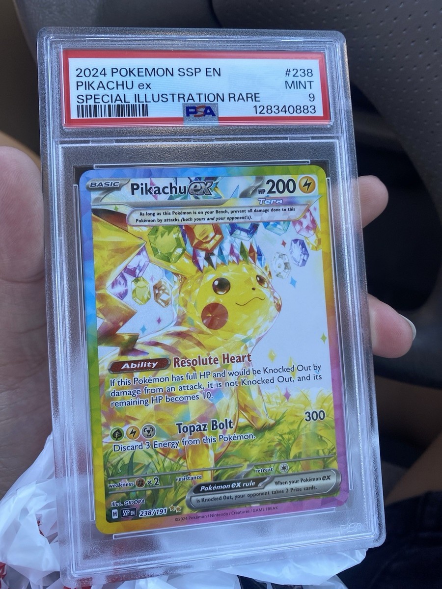 ポケモンカード　ピカチュウex 英語版　238/191 . Buy Pikachu ex 238/191 Sv08: Surging Sparks Holo online | eBay